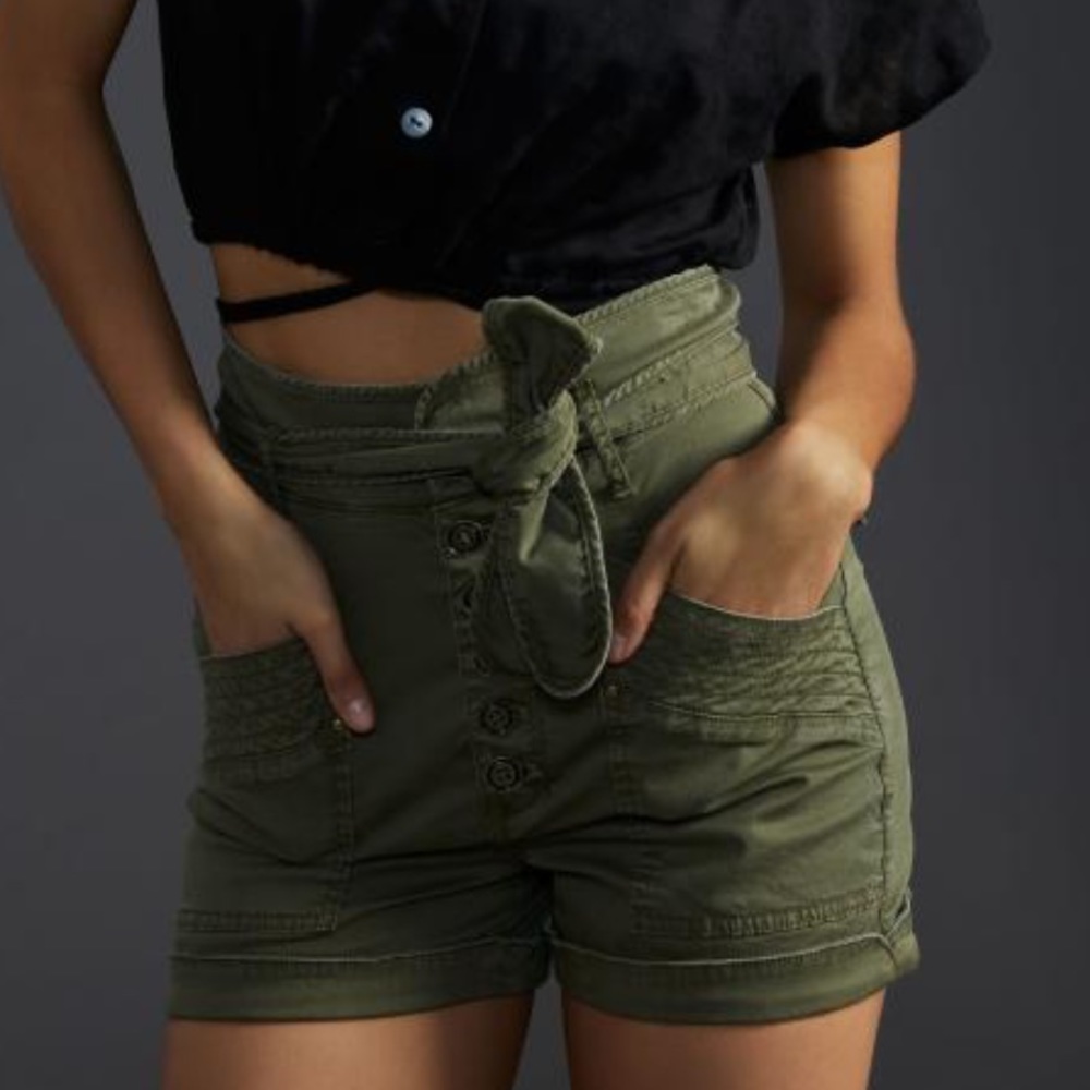 Anthropologie Aviator cutoff shorts